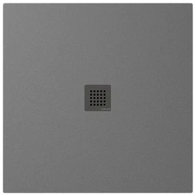 Polysan Treneca douchebak 90x90cm grijs mat