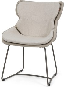 Tuinstoel Rope Taupe-naturel-bruin Santika Samari  mocha
