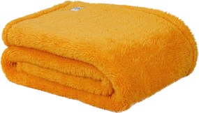 Teddy Fleece Deken - Ultrazacht - 130x170 - geel