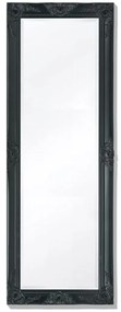 vidaXL Wandspiegel Barok 140 x 50 cm zwart