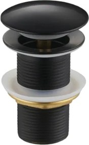 Mexen ronde klik-klak stop, zwart - 79910-70