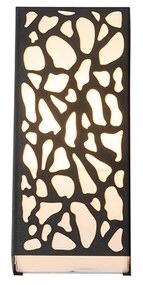 Moderne buiten wandlamp zwart IP44 - Nicole