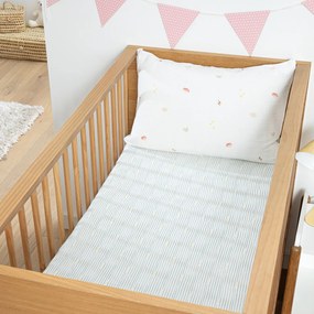 Baby hoeslaken, tetra, 17 cm kap, planetenprint, DIEGO