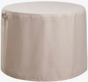 Beschermhoes Voor Ronde Tuintafel Otley Tapioca Beige & Ø130 Cm - Sklum