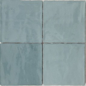 By Goof Moos mozaïek 13x13cm blauw
