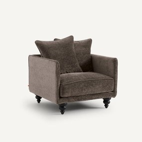 Fauteuil in gerecycled polyester, Lazare