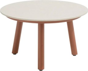 Taste by 4 Seasons Salute salontafel Spicy met rond keramisch tafelblad Ø 60 cm (H 35 cm) Loungetafel   beige weerbestendig