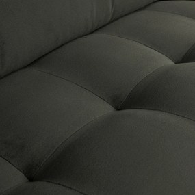 BePureHome Rodeo Classic Velvet 2,5-zits Bank Gecapitonneerd Antraciet