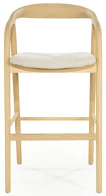 Eleonora Rayven Barkruk Hout Wabi Sabi Stijl Naturel