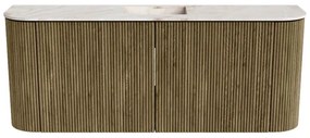 Mondiaz Joya DLux 105cm toiletmeubel ronding links/rechts dusk met wastafel faye midden zonder kraangat frappe