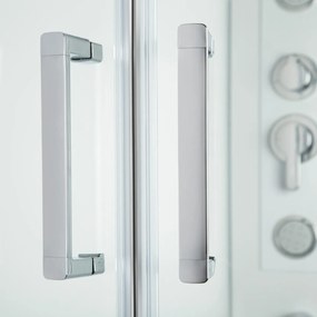 Kerra Wega complete douchecabine met massagejets wit