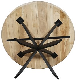 Starfurn Ferris Ronde Eettafel Naturel Eiken 130 Cm - 130 X 130cm.