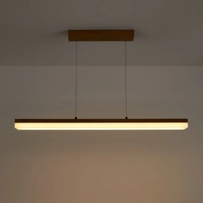 LED-hanglamp in eik en acryl, Segundo
