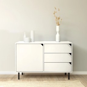 Tenzo Corner Klein Dressoir Wit - 118x43x77cm.