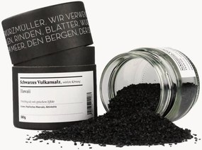 Zwart vulkaanzout, middelgrote korrel