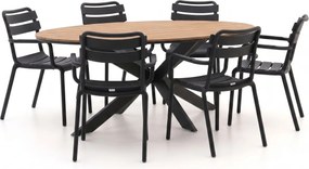 Diningset Forza  | 6 personen polywood | Tuinset stapelbaar | 7-delig | Kees Smit Tuinmeubelen