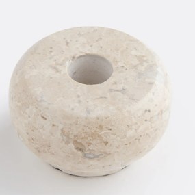 Kandelaar in travertijn H5 cm, Ghama
