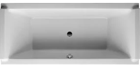 Duravit Starck slimline bad rechthoek 180x80cm duo wit 700338000000000