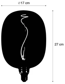 E27 dimbare LED lamp DECO 5W 130lm 1800K rond