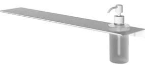 Hotbath &MORE Zeepdispenser - glas - voor planchet serie - Mat wit SHA09WH