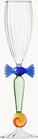 Handgemaakte champagneglas Sweet and Candy van borosilicaatglas