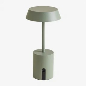 Draadloze Led-buiten Tafellamp Uliana Celadonmousse - Sklum