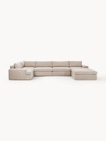 Modulaire U-bank Russell met afneembaar hoezen
