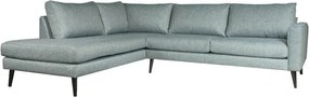 Hoekbank - Aster - links - stof Side blauwgrijs 142