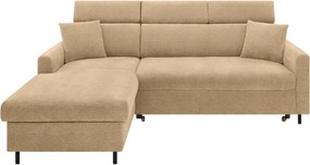Hoekbank Boston 770, Aanwezig, Beige, Aanwezig, 218x175x88cm, 113 kg, Poten: Metaal