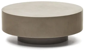 Kave Home Garbet Ronde Salontafel Cement 80 Cm - 80 X 80cm.