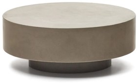 Kave Home Garbet Ronde Salontafel Cement 80 Cm - 80 X 80cm.