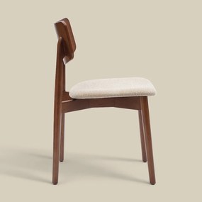 Scandinavische Stoel Walnoot Hout