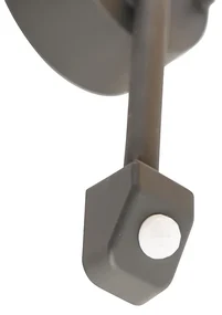 Moderne buiten wandlamp met bewegingsmelder antraciet IP44 bewegingssensor - Herman Modern E27 IP44 Buitenverlichting