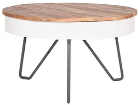 LABEL51 Salontafel Saria 80x49 cm wit