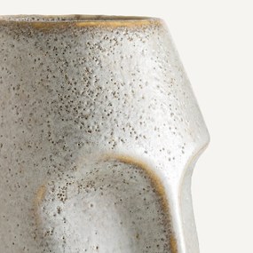 Vaas in email aardewerk H23,5cm, Oro