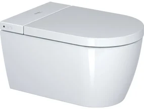 Duravit SensoWash Starck F Lite douchewc - 37.8x57.5cm - spoelrandloos - met closetzitting - glans wit 650001012004310