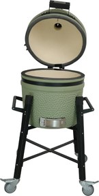 Patton Premium Kamado 15 inch met onderstel - olijf