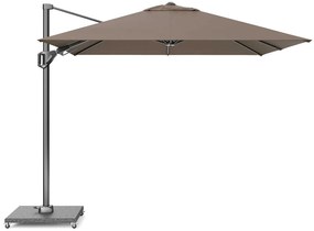 Zweefparasol 270 cm x 270 cm T2 (excl. voet) Taupe-naturel-bruin Platinum Voyager
