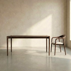 Design Eettafel Walnoot 200 X 90 Cm - 200 X 90cm.