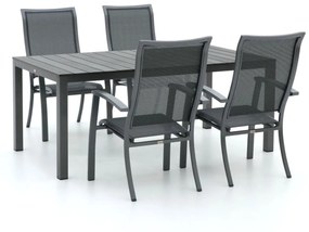 Bellagio Lugo/Fidenza 183cm dining tuinset 5-delig stapelbaar