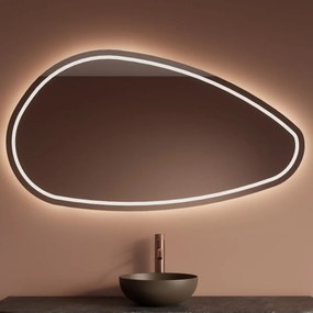 Gliss Design Sirius spiegel organisch 140x82cm met handsensor