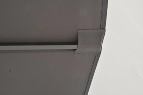 4 Seasons Outdoor Siesta PREMIUM 300 x 300 cm parasol charcoal, antraciet frame Parasol   antraciet weerbestendig