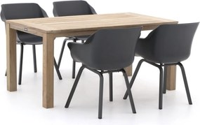 Diningset Hartman | 4 personen | Tuinset teakhout | 5-delig | Kees Smit Tuinmeubelen