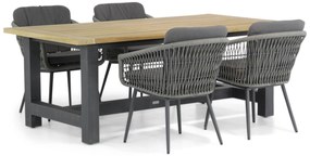 Tuinset 4 personen 200 cm Rope Grijs Lifestyle Garden Furniture Western/San
