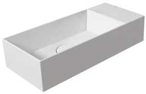 Salenzi Spy fontein met clickwaste 45x20cm mat wit zonder kraangat