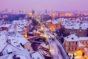 Foto Winter in Prague - city panorama, Henryk Sadura