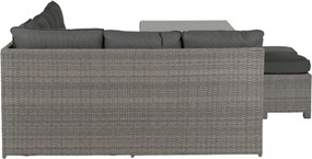 Garden Impressions Lapa lounge dining set 5-delig - grijs