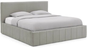 Goossens Bedframe Carte, 180 x 200 cm met storage, met 2x lattenbodem