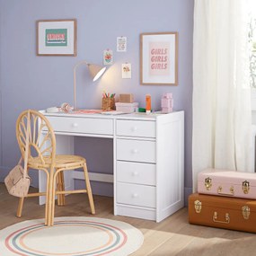 Bureau in massief grenenhout en MDF, GABY