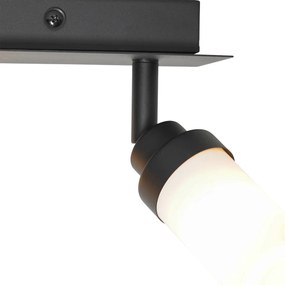 Moderne badkamer Spot / Opbouwspot / Plafondspot zwart 3-lichts IP44 - Japie Modern G9 IP44 Lamp